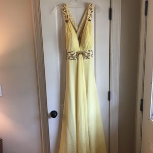 Yellow Formal/Prom Dress